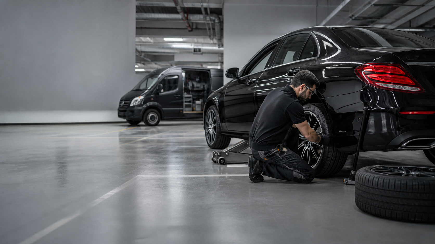 Flat Tyre Fix in Discovery Gardens